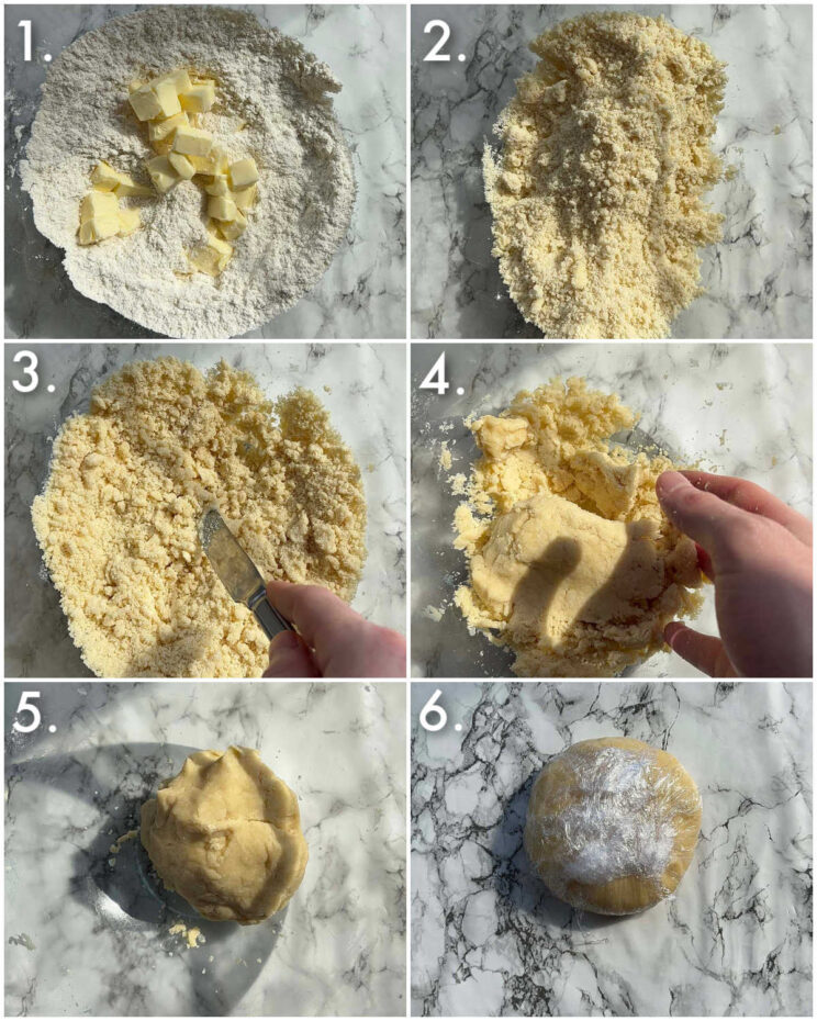 how to make quiche crust 6 step by step photos showing how to make quiche crust