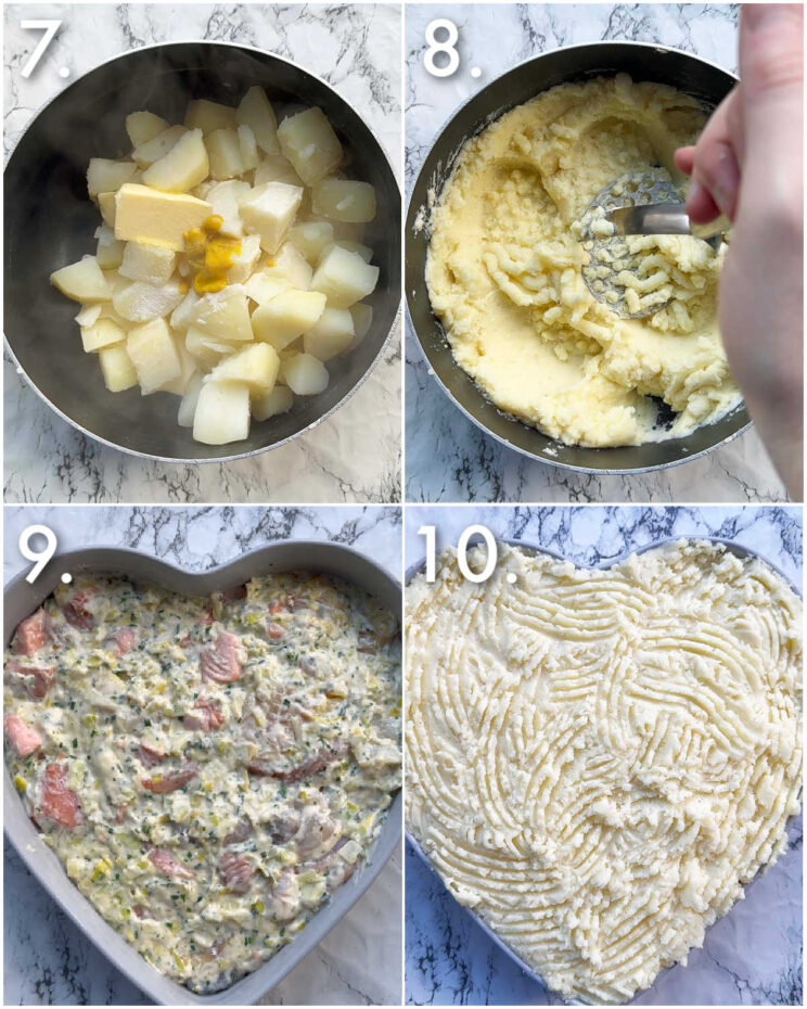 how to make fish pie 4 step by step photos showing how to make fish pie